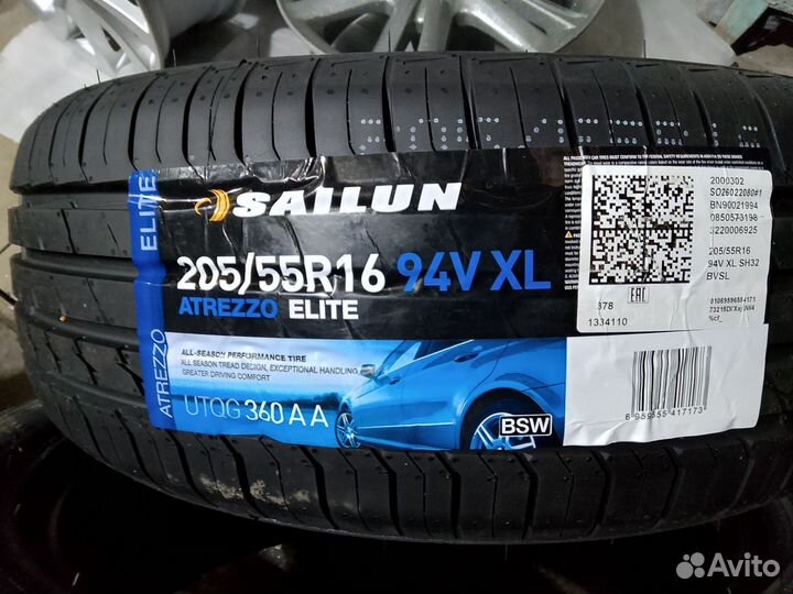 16 Диски Toyota Corolla E180 205/55/R16 Sailun