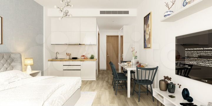 Квартира-студия, 34 м² (Грузия)