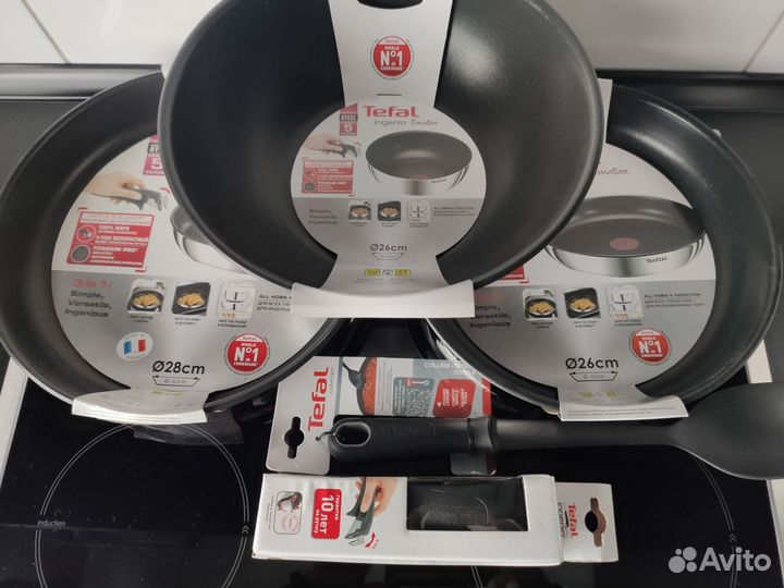 Н О В О Е - Tefal ingenio, набор большой или малый