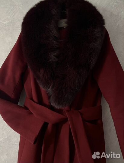 Пальто с натуральным мехом