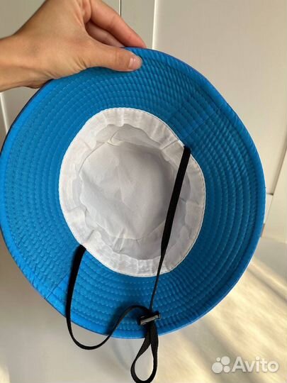 Панама Gucci новая хлопок синяя