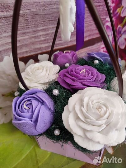 Букет подарочный из свечей