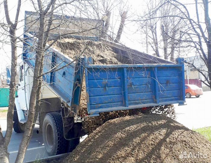 Песок карьерный с доставкой