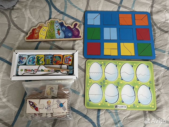 Развивающие игрушки деревянные