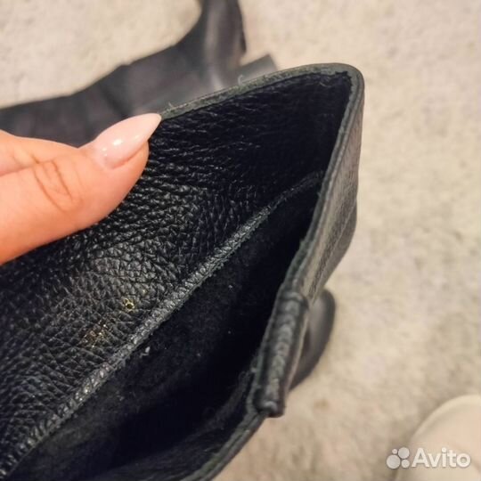Сапоги женские натуральная кожа 36