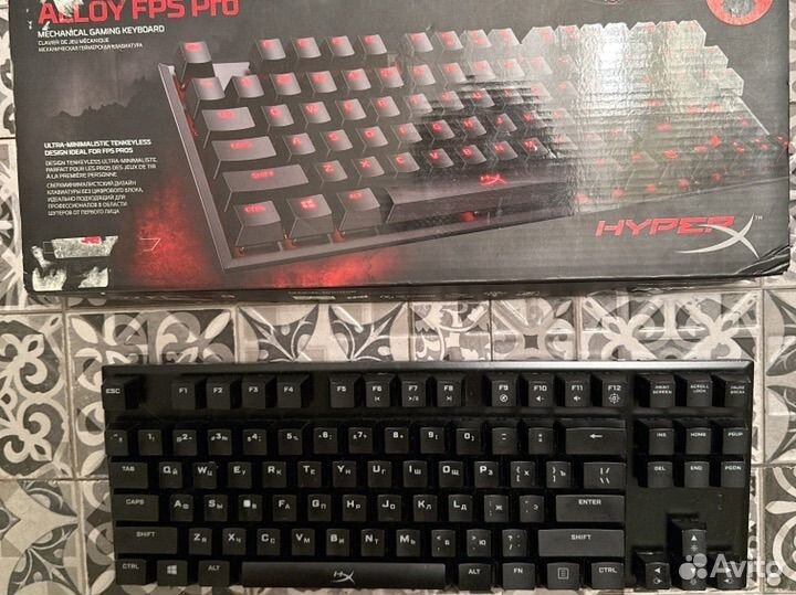 Игровая клавиатура hyperx alloy fps pro