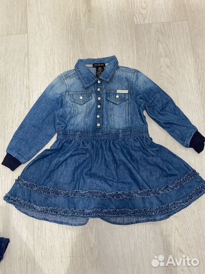 Платья джинсовые и блузка туника Calvin klein