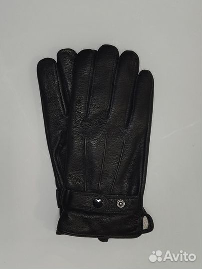 Мужские кожаные перчатки новые