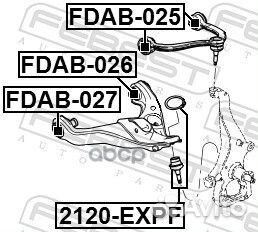 Сайлентблок подвески ford expedition III 07