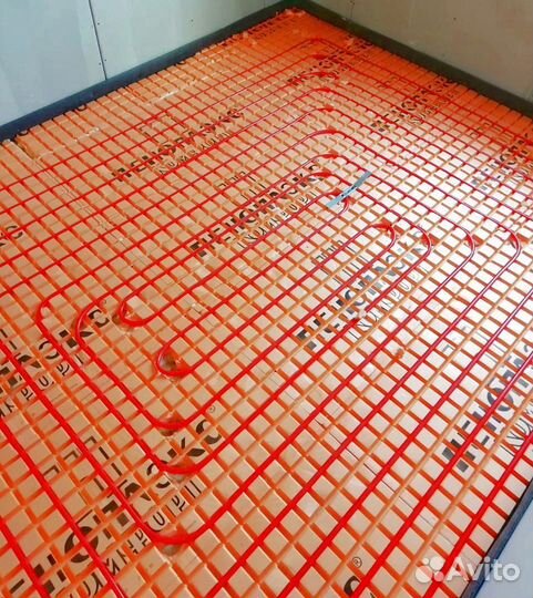 Теплый пол (мат пенопласт)