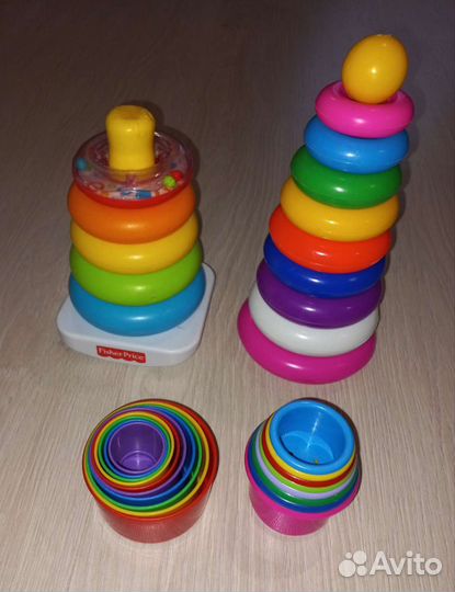 Игрушки развивающие пакетом для малышей