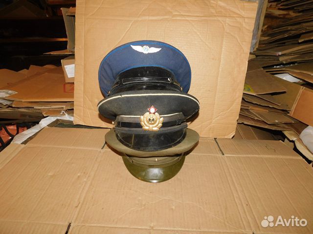 3 форменных головных убора вмф.са.жд.СССР