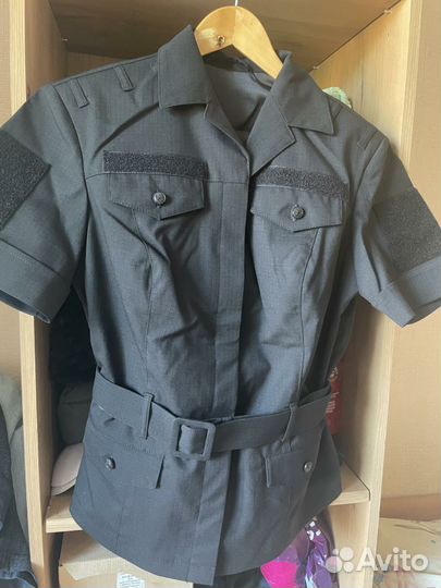 Офисная военная форма короткий рукав, юбка