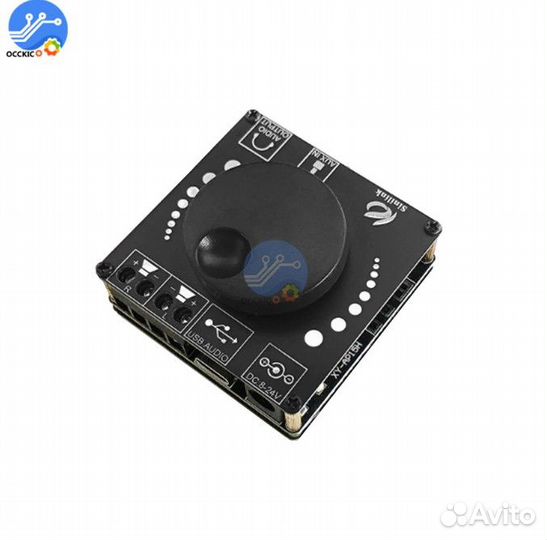 Цифровой стерео усилитель мощности Bluetooth 5,0 2