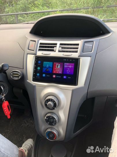 Магнитола Toyota Yaris Vitz Platz Android IPS DSP