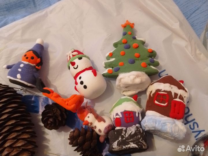 Новогодние украшения пакетом