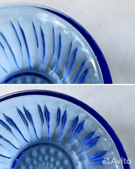 Вазы конфетницы СССР цветное стекло