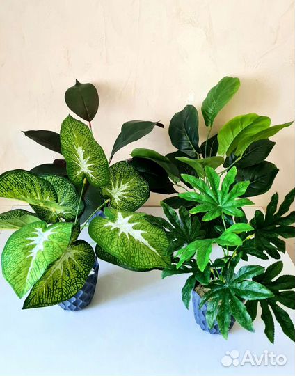 Искусственный цветок, Искусственное растение