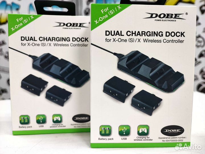 Док.Станция+2акб (500mAh) dobe (Xbox One) NEW