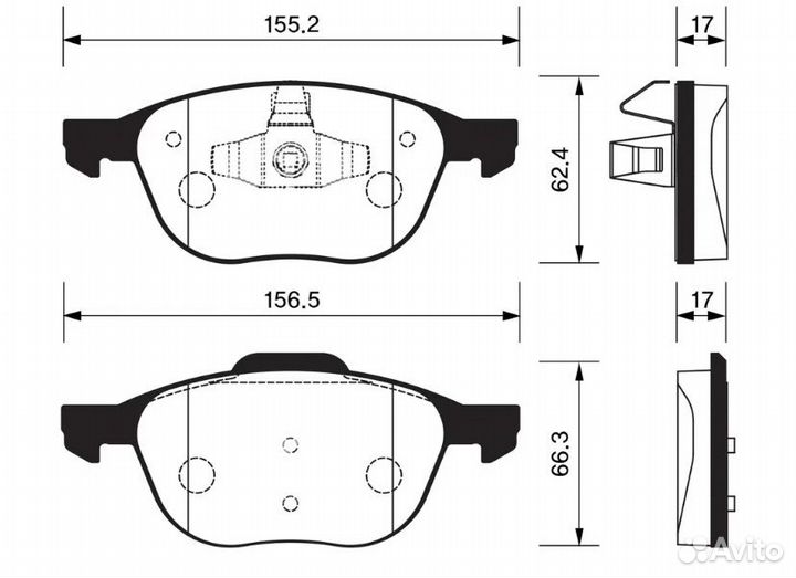 Колодки мондео