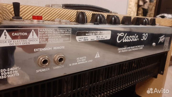 Ламповый комбик Peavey Сlassic 30 112