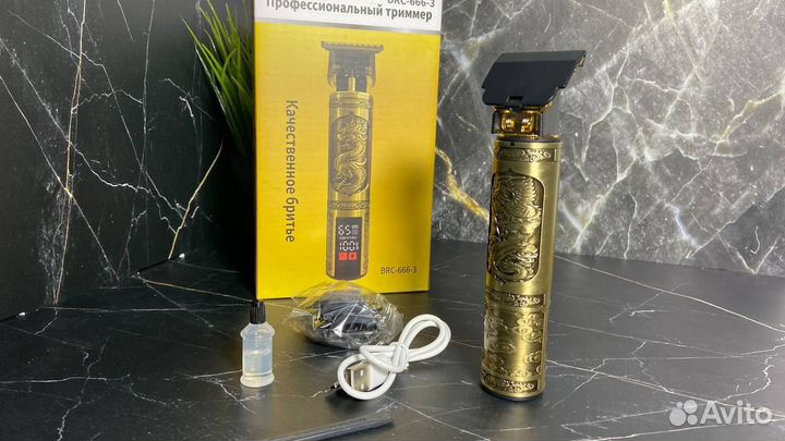 Триммер brc-666-3 с дисплеем