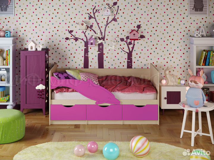 Кровать детская с матрасом