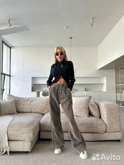 Вельветовые брюки balenciaga