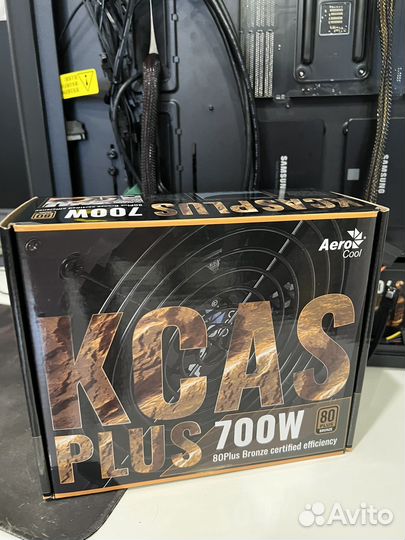 Блок питания Aerocool ksas plus 700Вт, 120 мм