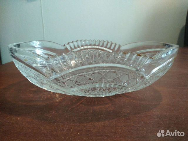 Хрустальная ваза, конфетница СССР