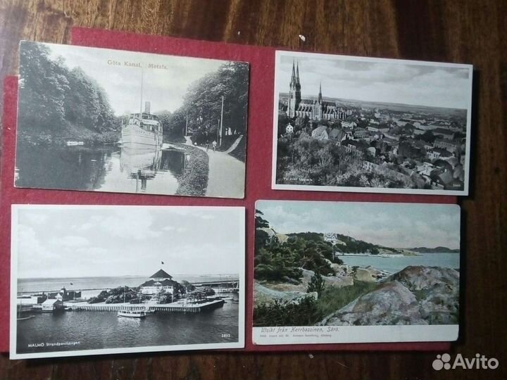 Фото / город Стокгольм,Швеция/ 4 шт XX век