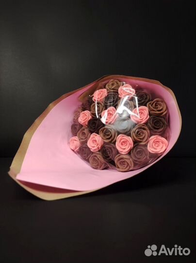 Букет - 29 Роз из Бельгийского Шоколада