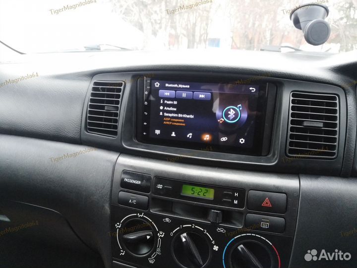 Магнитола Toyota Universal Черная рамка 7д 4/64GB