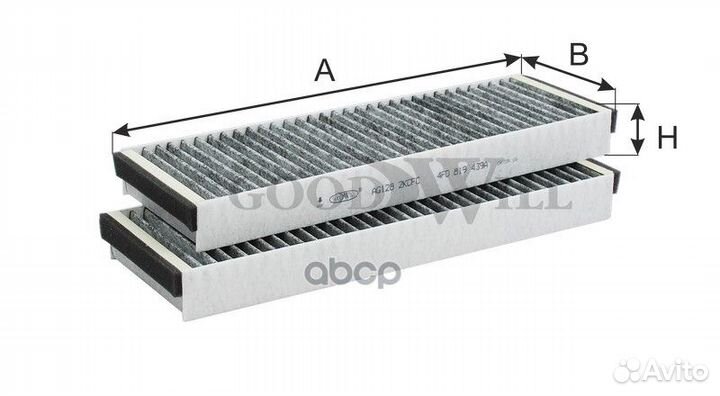 Фильтр салонный AG1282kcfc Goodwill