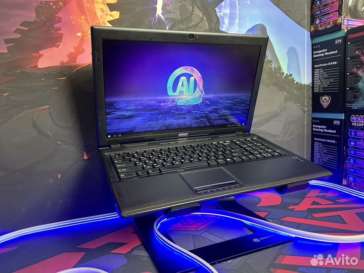 Игровой ноутбук MSI i7 GTX 16GB озу 4GB видео SSD