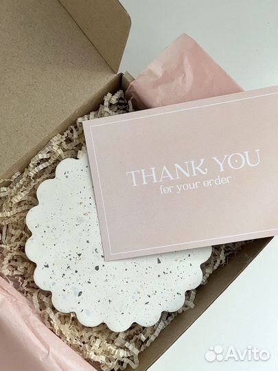 Подставка из гипса flower