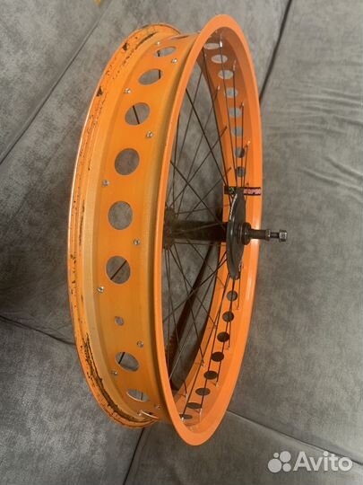 Заднее колесо на фэтбайк 26