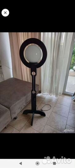 Торшер винтаж. Дерево