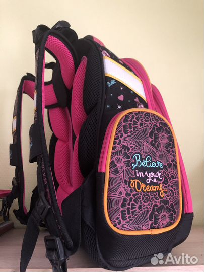 Hummingbird Рюкзак школьный д/девочки с мешком д/о