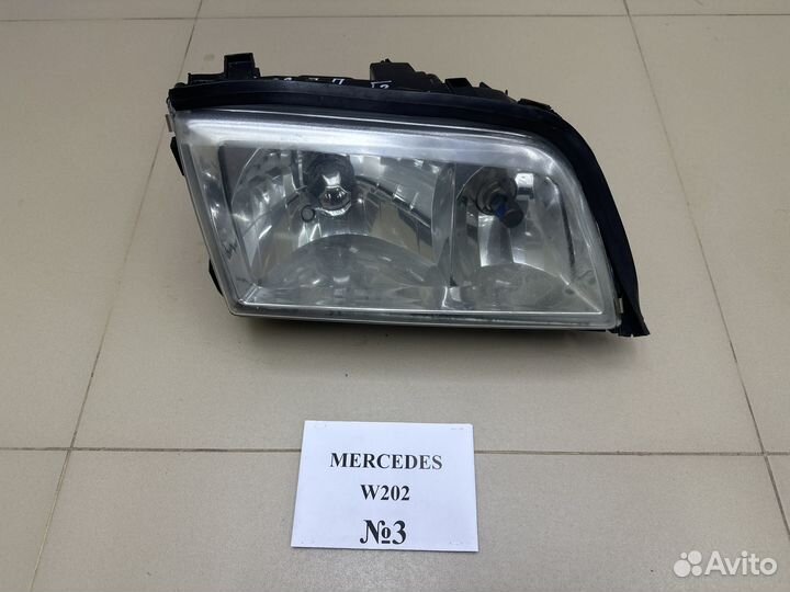 Фара передняя левая Mercedes W202 дорест