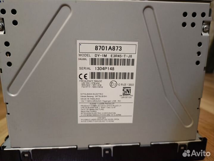 Штатная магнитола mitsubishi outlander 3