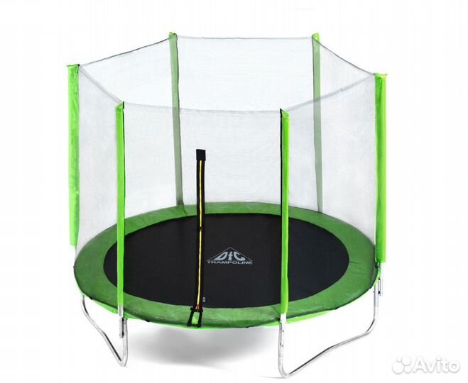 Батут DFC Trampoline Fitness с сеткой 10ft