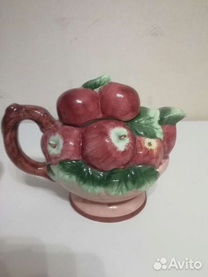 Чайник заварочный, чайная пара, молочник Кахла