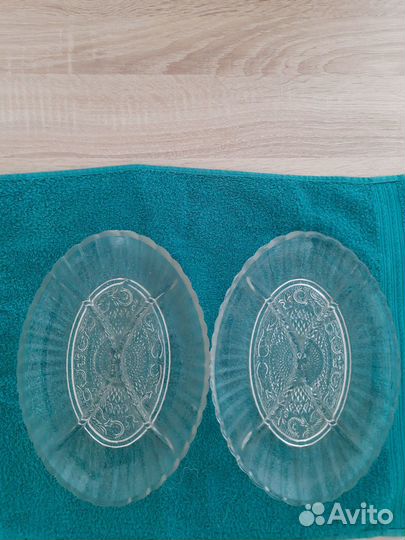 Блюдо хрустальное СССР