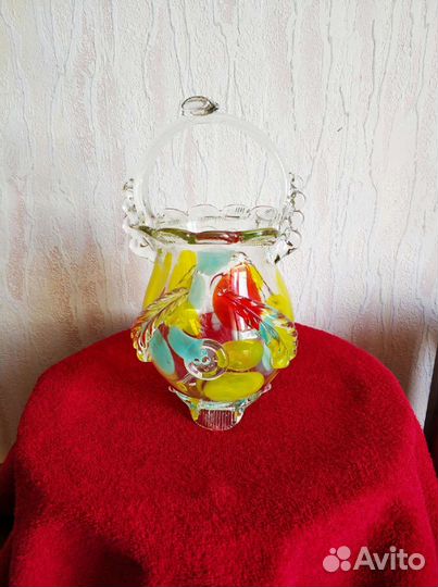 Хрустальная ваза чехия