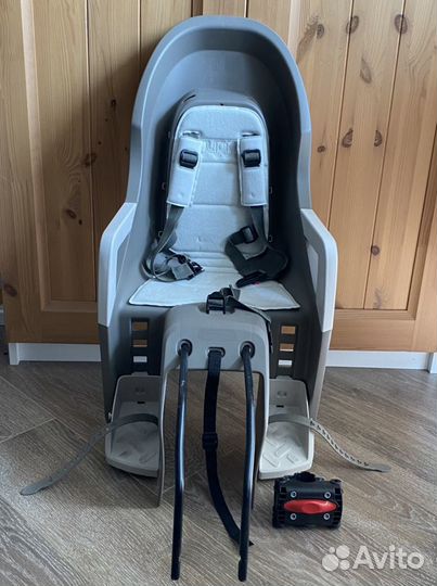 Велокресло baby seat Polisport Guppy Maxi brown/cr