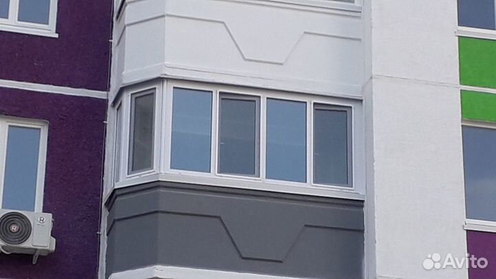 Обшивка, утепление, остекление балконов