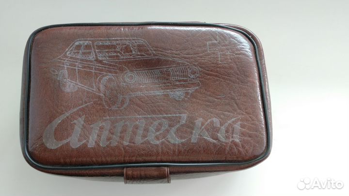 Ретро аптечка СССР кожа газ 24 ваз 2101 2103 2106