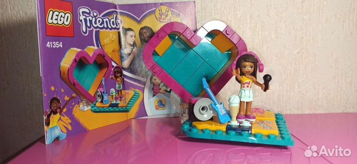 Lego Friends шкатулка-сердечко