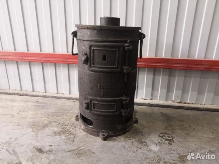 Печь буржуйка чугунная разборная СССР